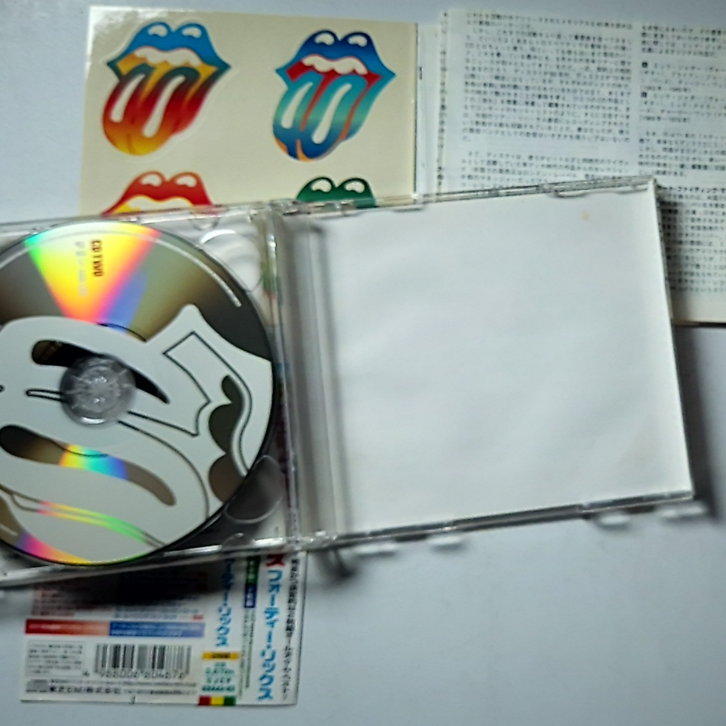The Rolling Stones – Forty Licks (CD, 2002) Japan sticker VJCP-68444-45