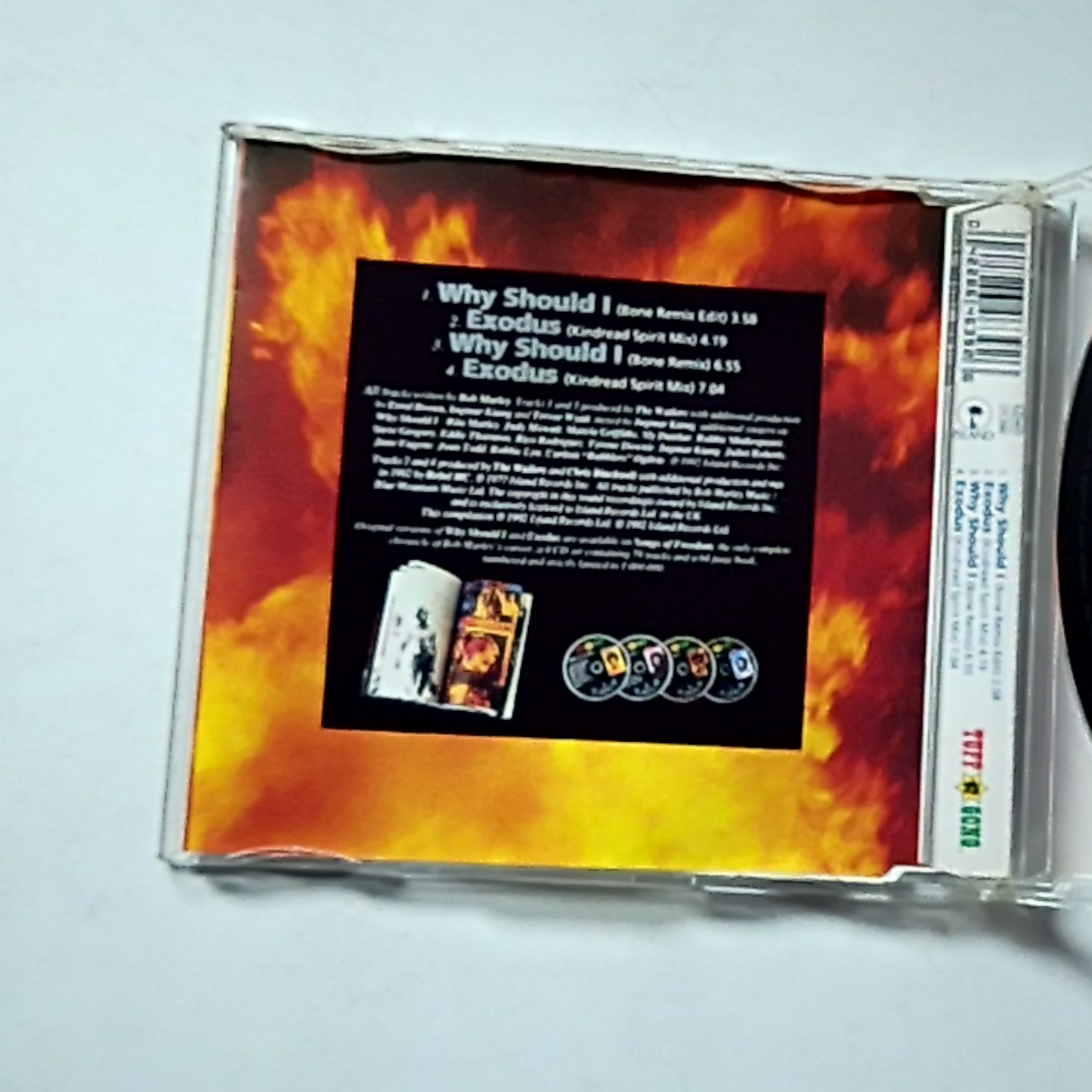 Bob Marley – Why Should I / Exodus (CD, 1992) UK TGXCD 3