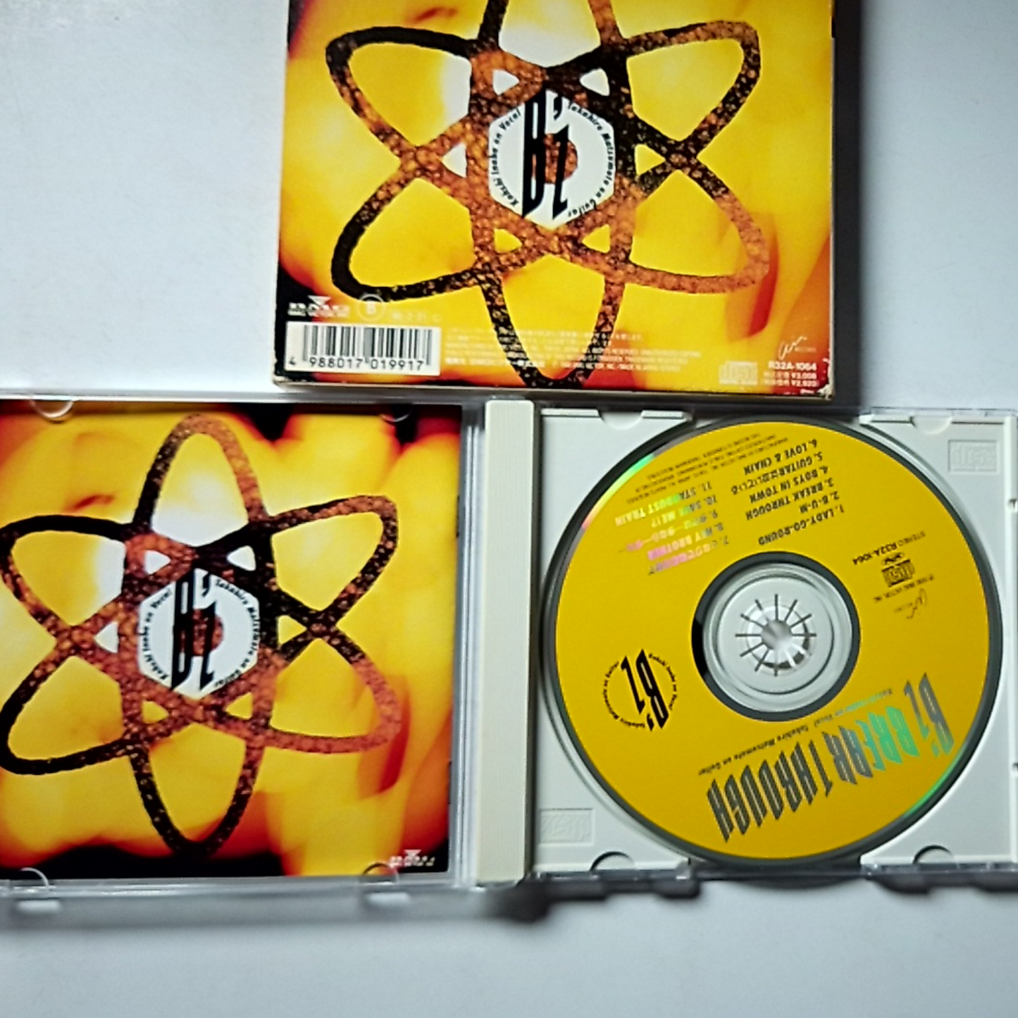 B'z – Break Through (CD, 1990) Japan R32A-1064