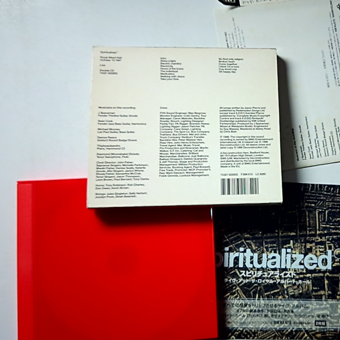 Spiritualized – Royal Albert Hall, October 1997 (CD 1998) Japan obi BVCZ 24007-8