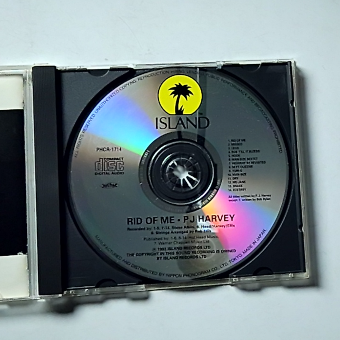 PJ Harvey – Rid Of Me (CD, 1993) Japan PHCR-1714