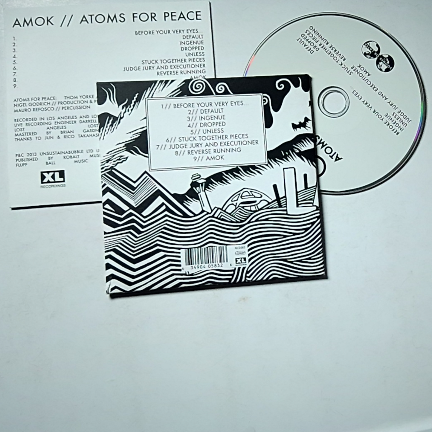 Atoms For Peace – Amok (CD, 2013) UK, Europe & US XLCD583