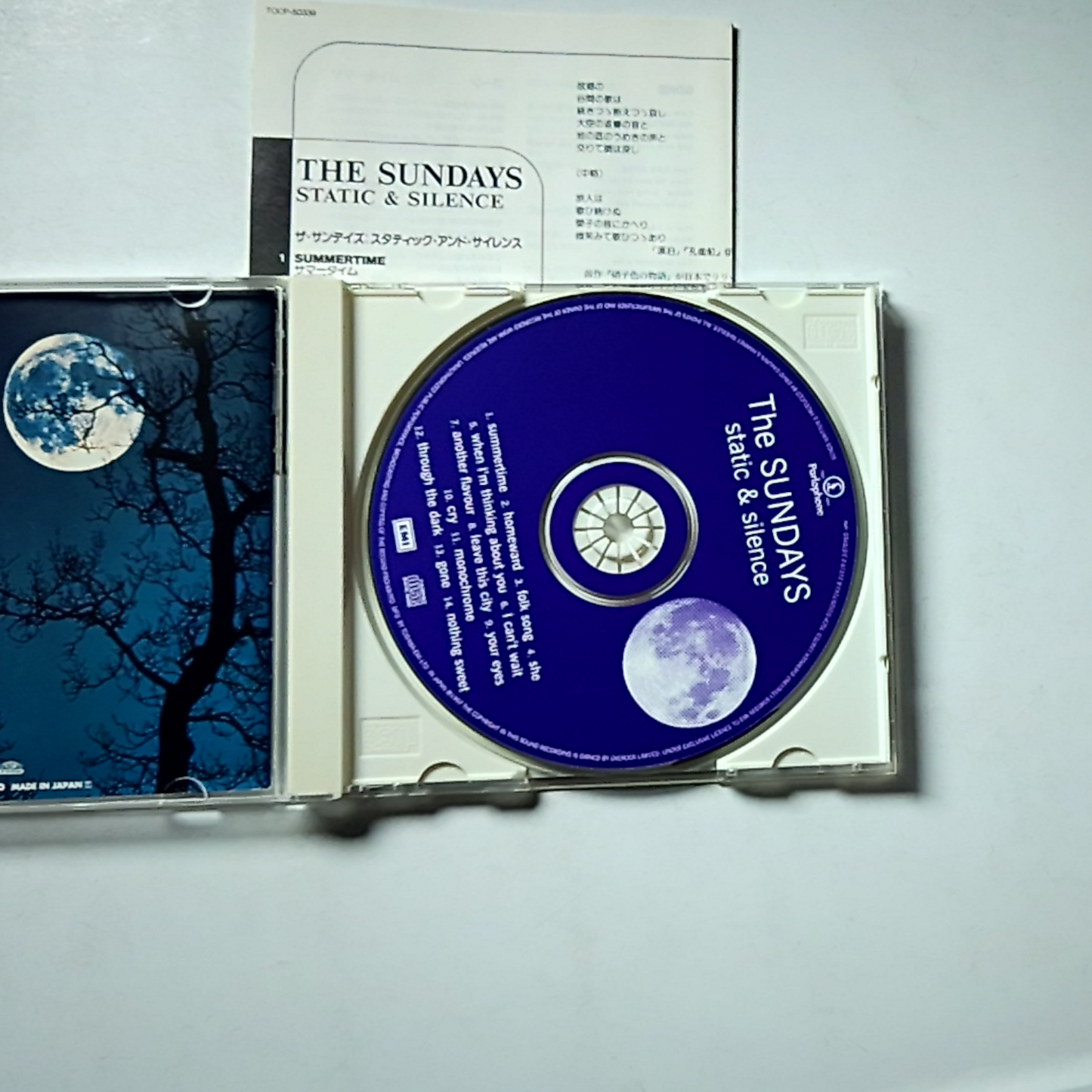 The Sundays – Static & Silence (CD, 1997) Japan TOCP-50339