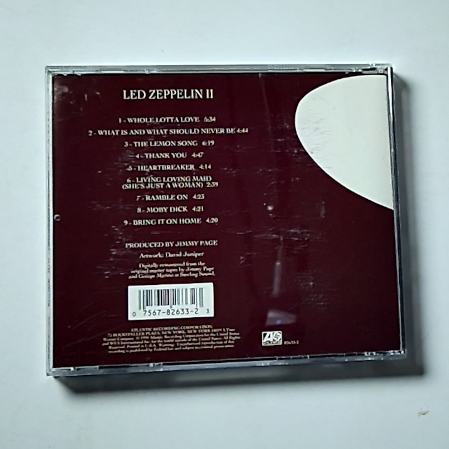 Led Zeppelin – Led Zeppelin II (CD, 1994) US 82633-2