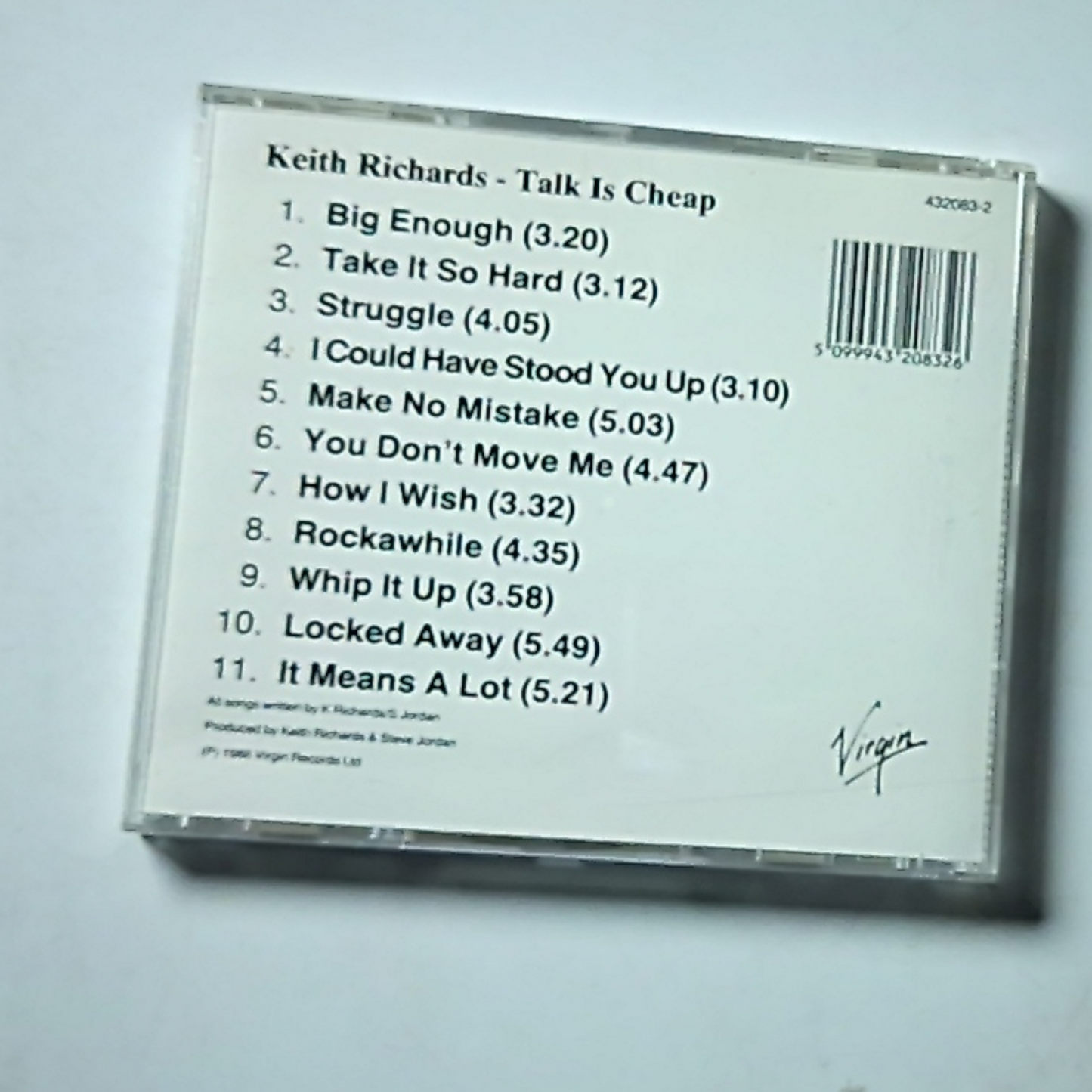 Keith Richards – Talk Is Cheap (CD, 1991) Australia 432083-2