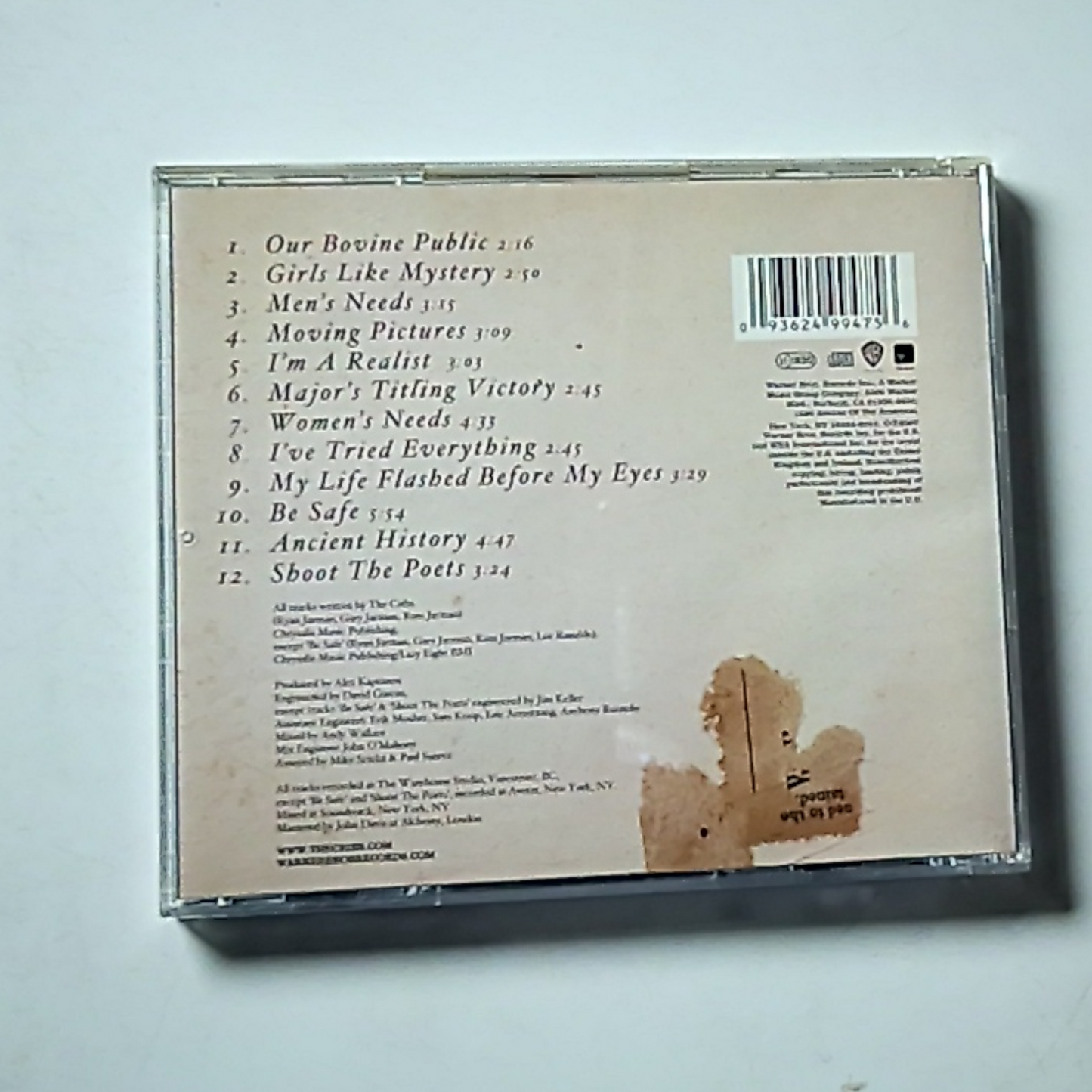 The Cribs – Men's Needs, Women's Needs, Whatever (CD, 2007) Europe 9362-49947-5