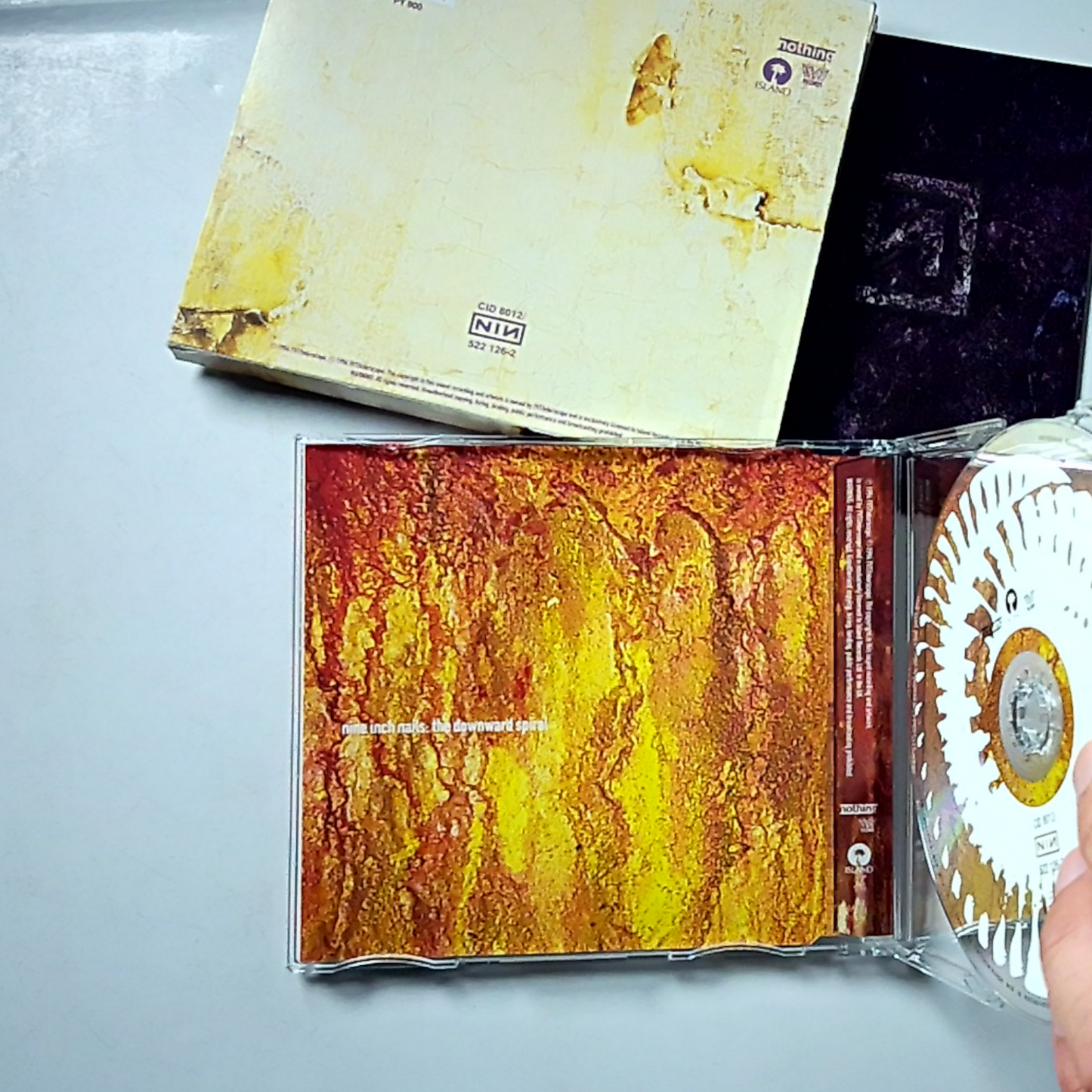Nine Inch Nails – The Downward Spiral (CD, 1994) UK CID 8012