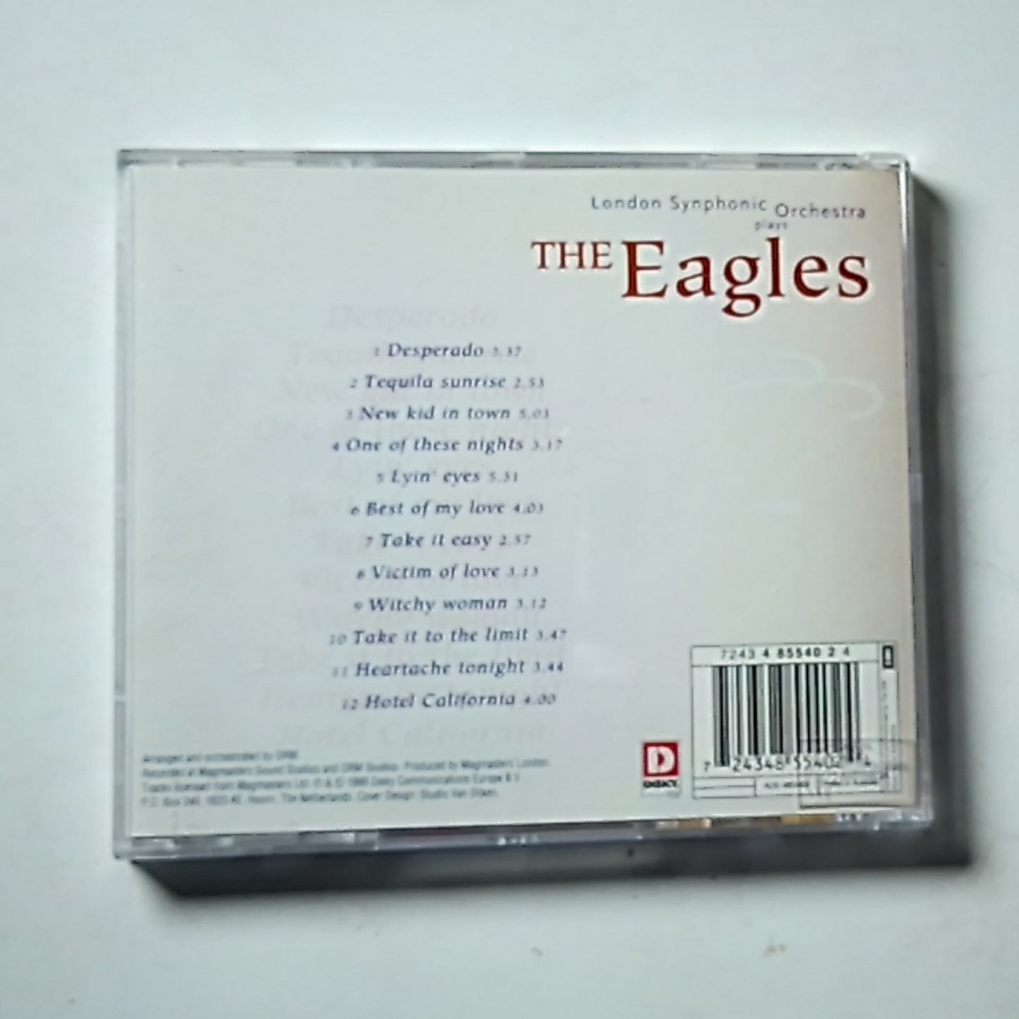 The London Synphonic Orchestra – Plays The Eagles (CD, 1999)