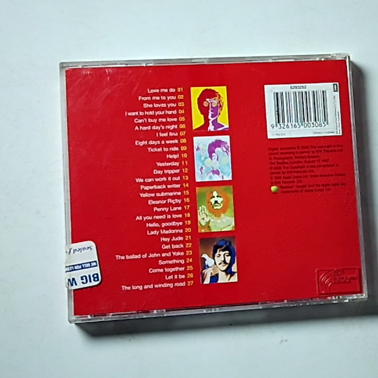 The Beatles – 1 (CD, 2000)  Australasia 5293252