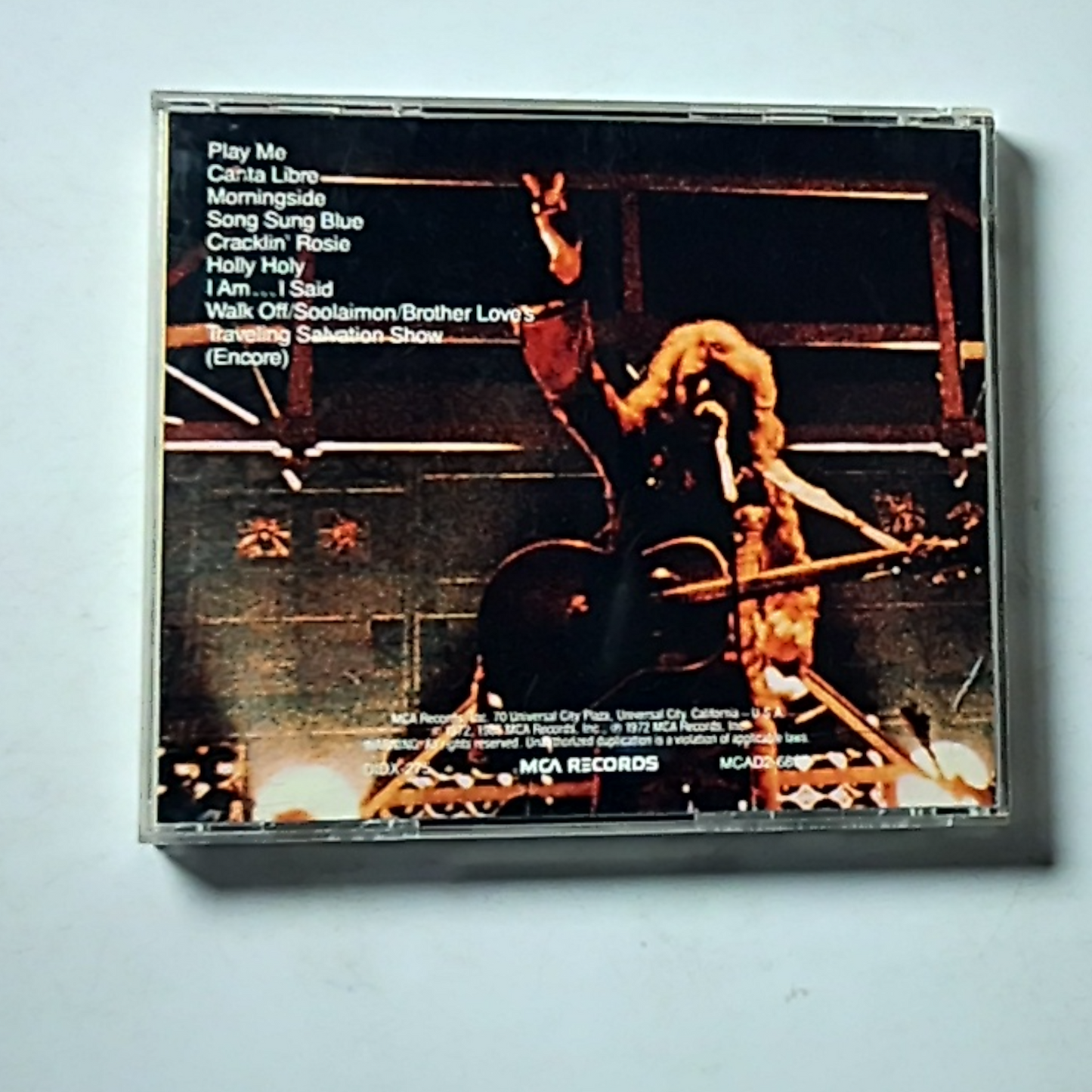 Neil Diamond – Hot August Night (CD, 1997) Australia MCAD2-6896