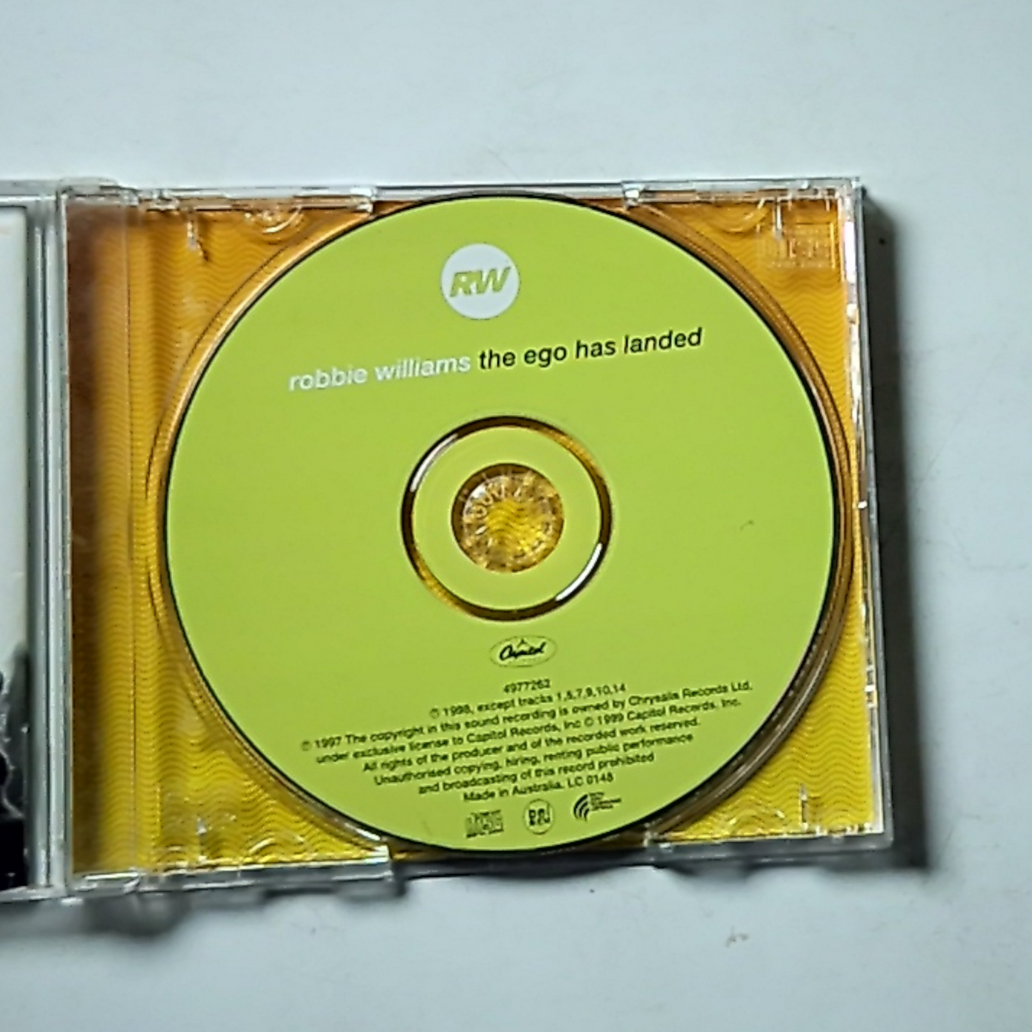 Robbie Williams – The Ego Has Landed (CD, 1999) Australia 4977262