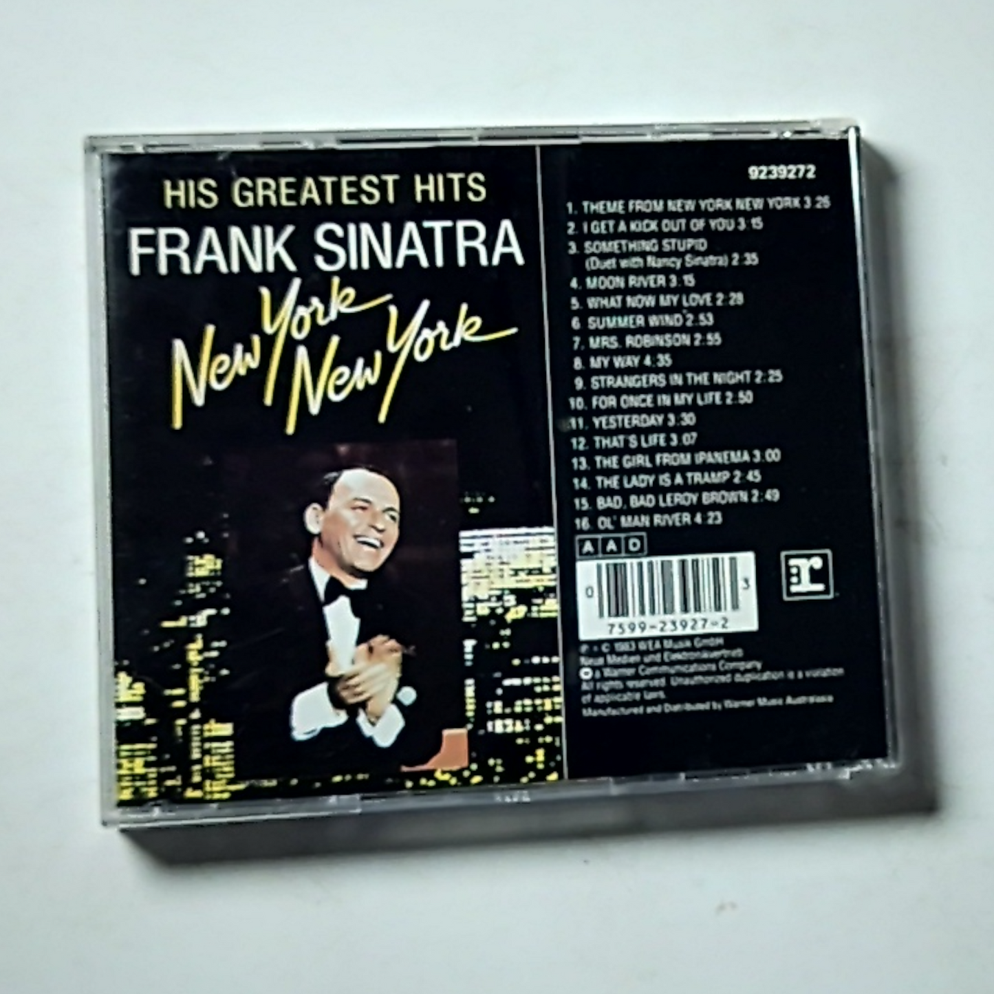 Frank Sinatra – New York New York: His Greatest Hits (CD) Australasia 9239272