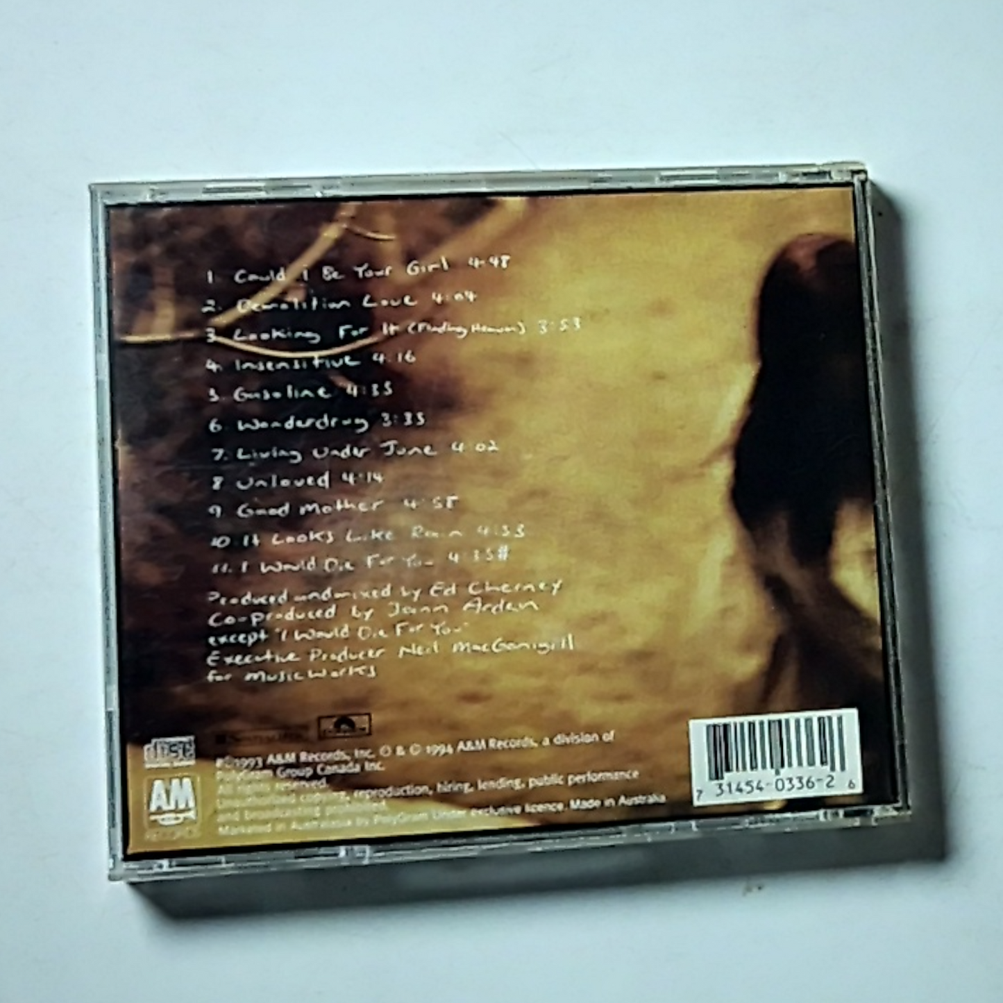 Jann Arden – Living Under June (CD, 1995) Australasia 54 0336-2