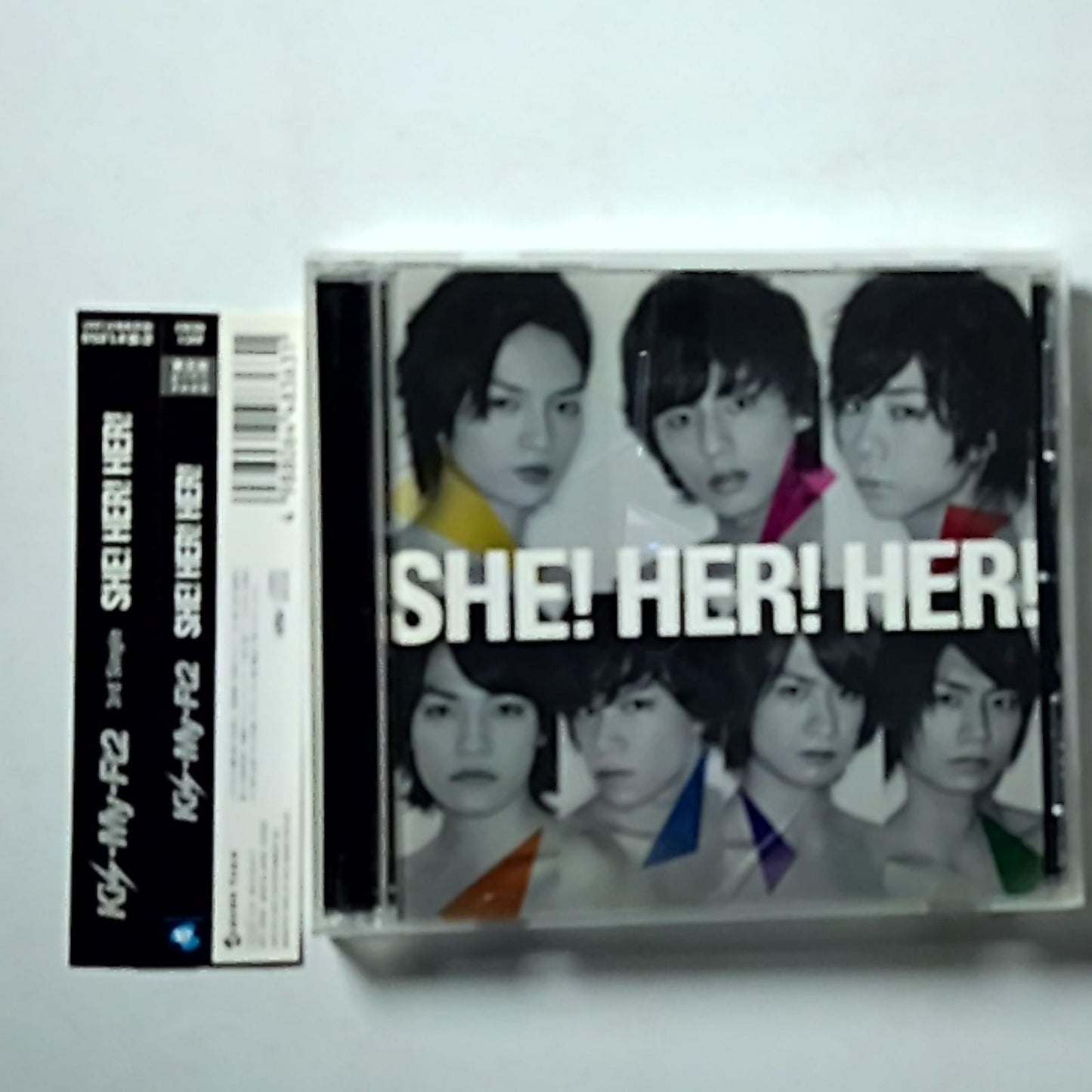 Kis-My-Ft2 – She! Her! Her! Kiss My Shop Edition (CD, 2012) Japan obi AVC1-48363
