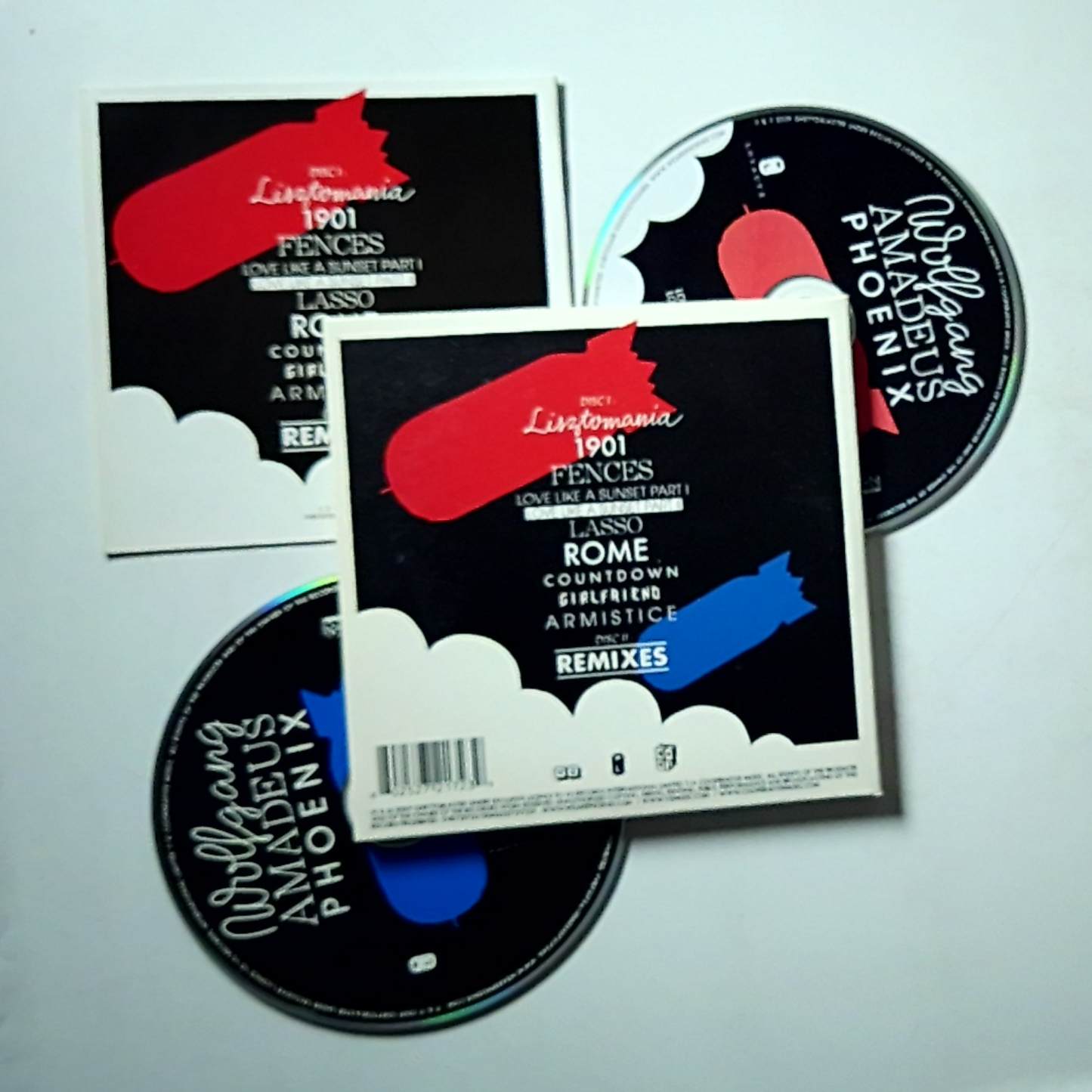 Phoenix – Wolfgang Amadeus Phoenix (CD, 2009) UK & Europe Remixes CD VVR721723