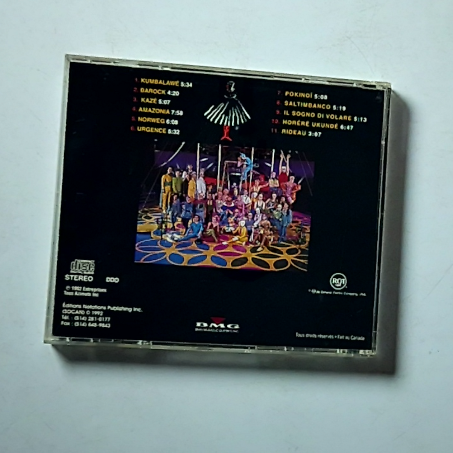 Cirque Du Soleil – Saltimbanco (CD, 1992) USA & Canada 09026-61486-2