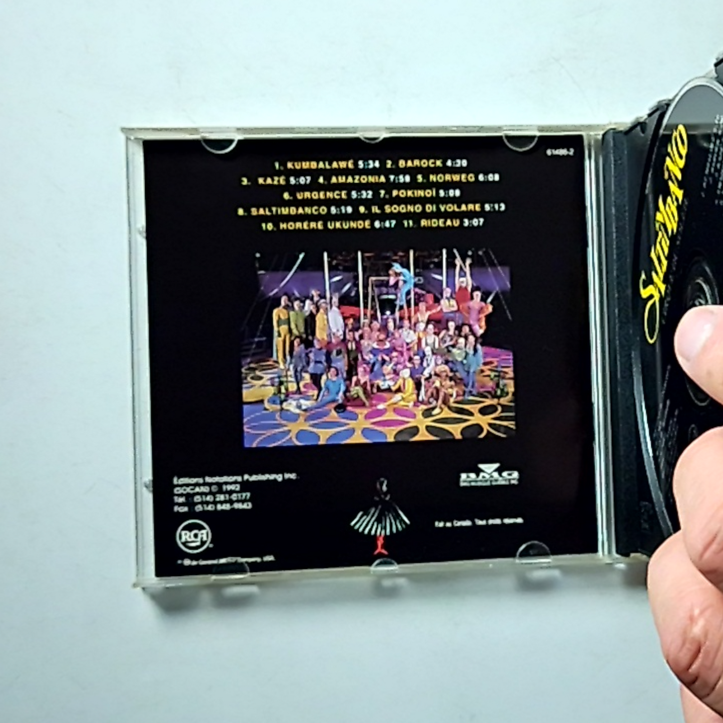 Cirque Du Soleil – Saltimbanco (CD, 1992) USA & Canada 09026-61486-2