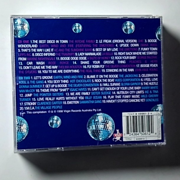 Various – The Best Ever Disco Album (CD, 1998) Australia 7243 8 45061 2 4