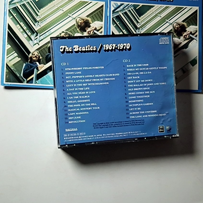 The Beatles – 1967-1970 (CD, 1993) Japan TOCP-8012-13
