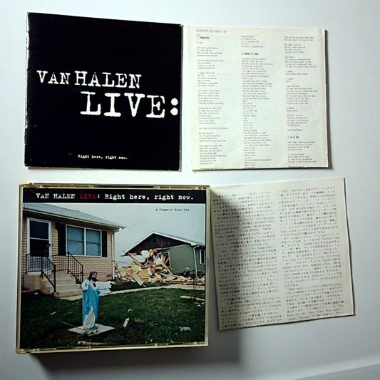 Van Halen – Live: Right Here, Right Now (CD, 2005, 3-Disc) Japan WPBR-95009