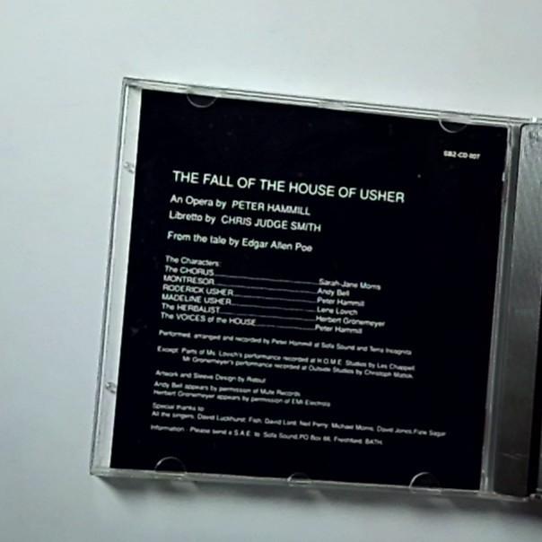 Peter Hammill – The Fall Of The House Of Usher (CD, 1991) UK SBZ-CD 007