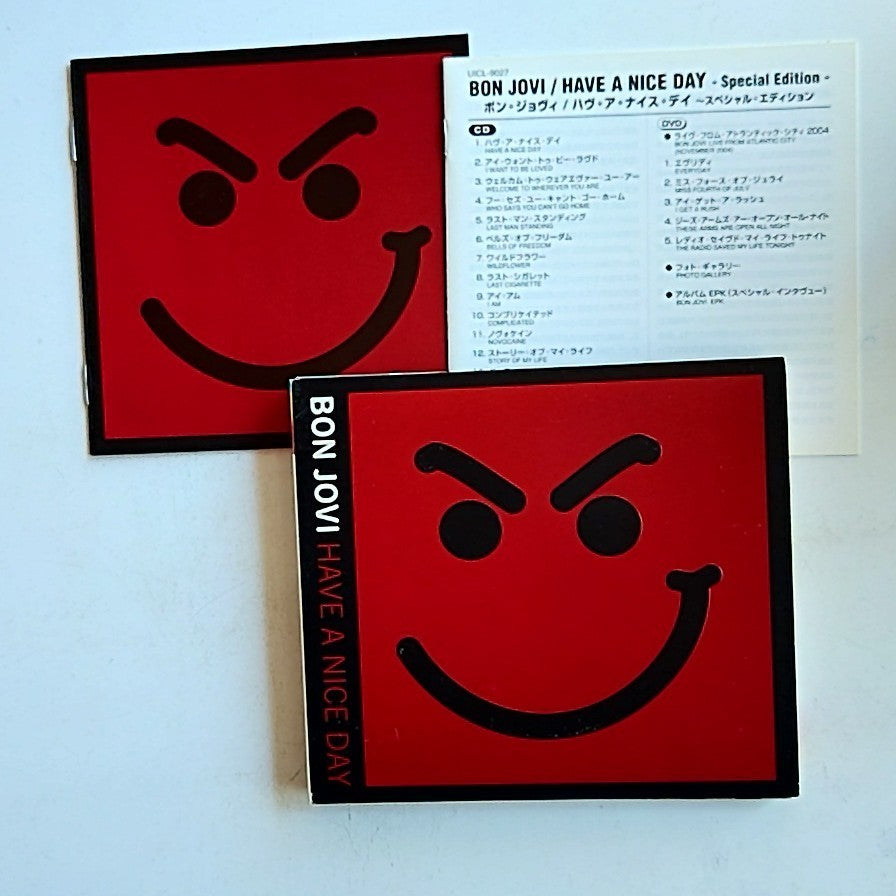 Bon Jovi – Have A Nice Day (CD + DVD, 2005) Japan Bonus Track UICL-9027