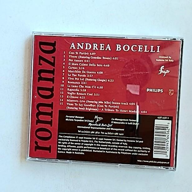 Andrea Bocelli – Romanza (CD, 1996) Australasia 456 456-2