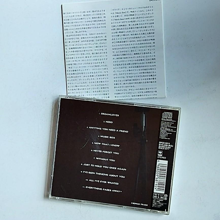 Mariah Carey – Music Box (CD, 1993) Japan SRCS 6819