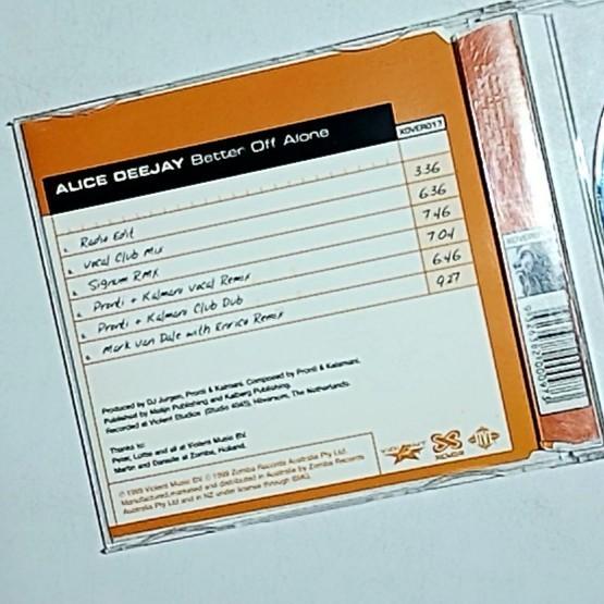 Alice Deejay – Better Off Alone (CD, 1999) Australia & New Zealand XOVER017