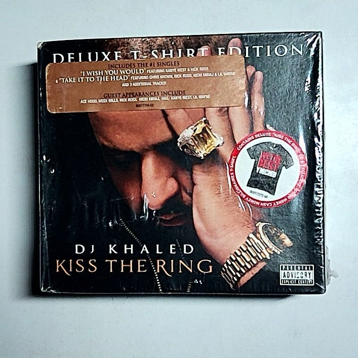 DJ Khaled – Kiss The Ring (CD, 2012) US Deluxe T-Shirt Edition NEW B0017316-02