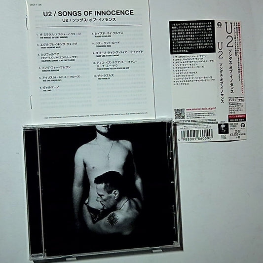U2 – Songs Of Innocence (CD, 2014) Japan Obi UICI-1136