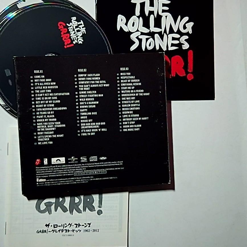 The Rolling Stones – Grrr! (CD, SHM-CD, 2012, 3-Disc) Japan UICY-10033-5