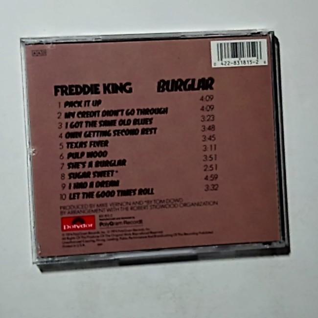 Freddie King – Burglar (CD, 1988) US 831 815-2