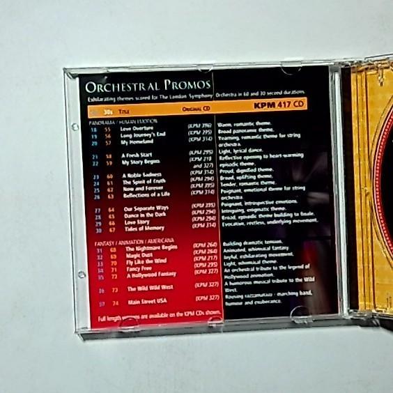 London Symphony Orchestra – Orchestral Promos (CD, 1999) UK KPM 417 CD