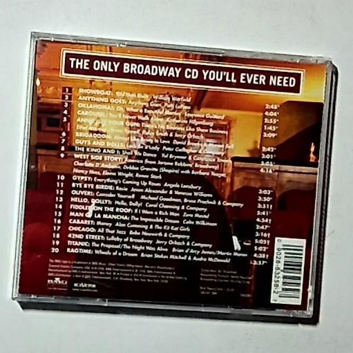 Various – The Only Broadway CD You'll Ever Need  (CD, 1998) US 09026 63256-2