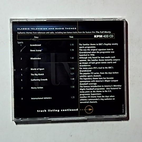 Various – Classic Television And Radio Themes (CD, 2001) UK KPM 433 CD