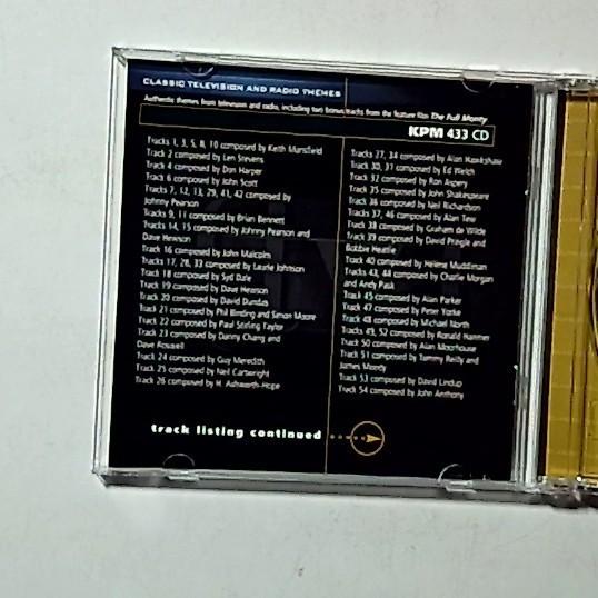 Various – Classic Television And Radio Themes (CD, 2001) UK KPM 433 CD