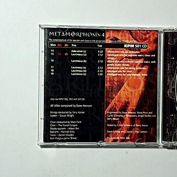 David Hewson – Metamorphosis: 4 (CD, 2002) UK & Europe KPM 501 CD