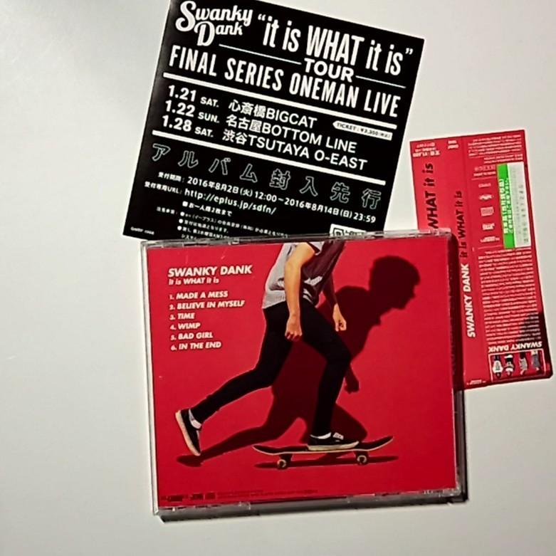 Swanky Dank – It Is What It Is (CD, 2016) Japan Obi, Promo GMRF-1008