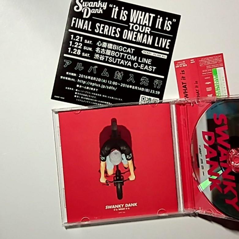 Swanky Dank – It Is What It Is (CD, 2016) Japan Obi, Promo GMRF-1008
