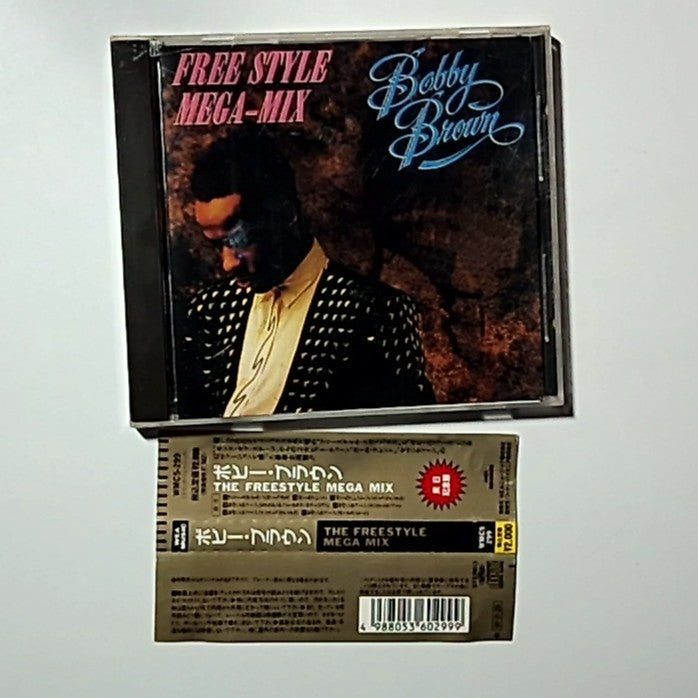 Bobby Brown – The Free Style Mega-Mix (CD, 1991) Japan Promo, Obi WMC5-299