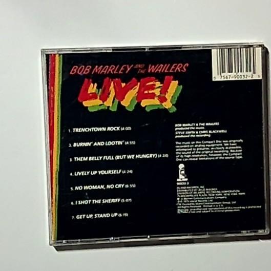 Bob Marley & The Wailers – Live! (CD, 1987) US 7 90032-2