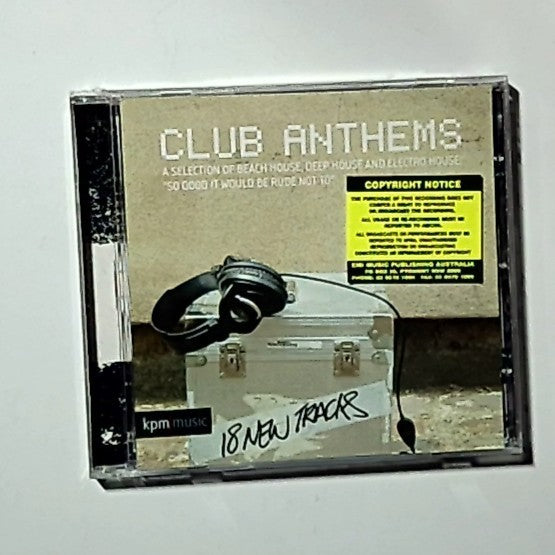 Various – Club Anthems (CD, 2003) UK KPM 549 CD