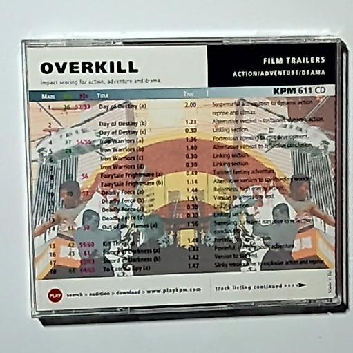 Richard Wells, Stephen Garrikk – Overkill (CD, 2005) UK KPM 611 CD