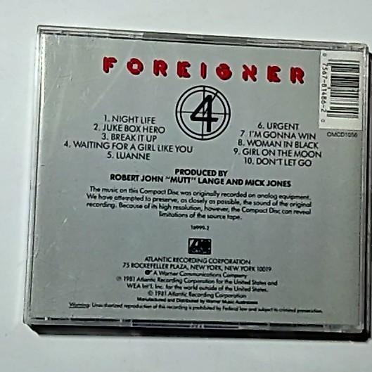Foreigner – 4 (CD) USA & Europe A2 16999
