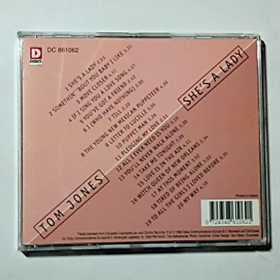 Tom Jones – She's A Lady (CD, 1996) Netherlands DC 861062