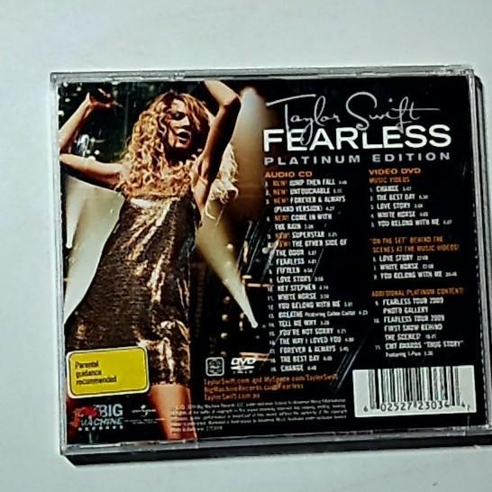Taylor Swift – Fearless Platinum Edition (CD + DVD, 2009, 2-Disc) Australia