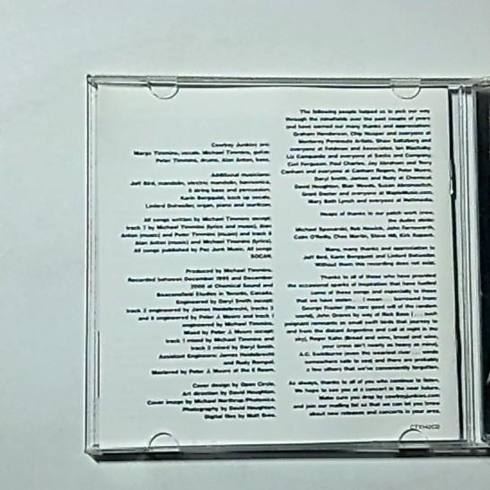 Cowboy Junkies – Open (CD, 2001) Australia CTX142CD