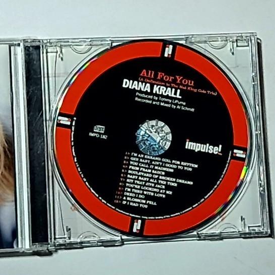 Diana Krall – All For You (A Dedication To The Nat King Cole Trio) (CD, 1996)