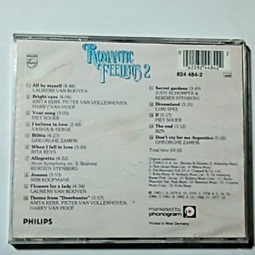 Various – Romantic Feelings 2 (CD, 1986) Netherlands 824 484-2